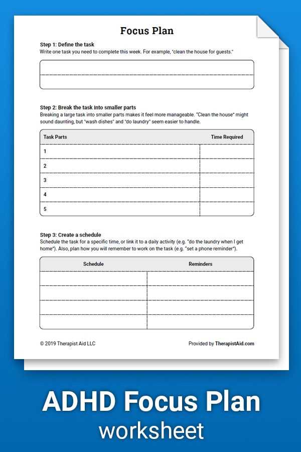 adhd activities for kids worksheets adhd activities for kids worksheets