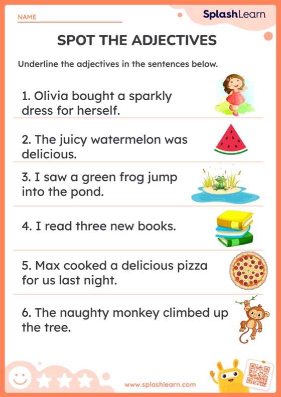 adjective and articles worksheets