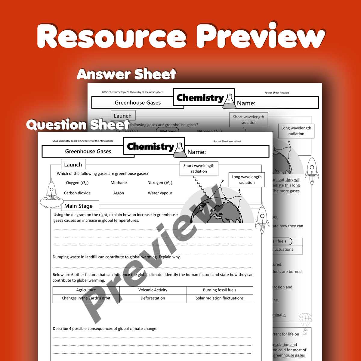 carbon dioxide and global warming worksheet