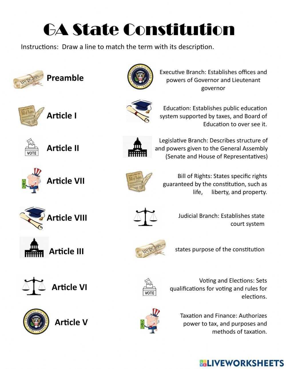 articles of confederation v constitution worksheet