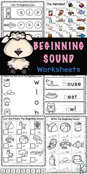 free letter sound worksheets