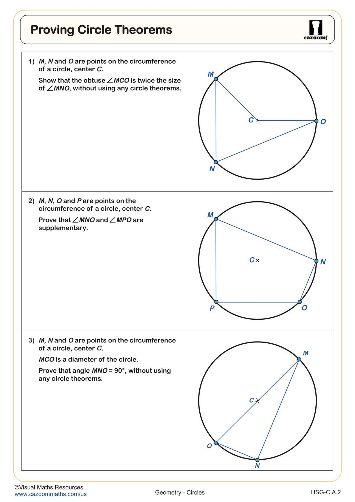 circles and circumference worksheet
