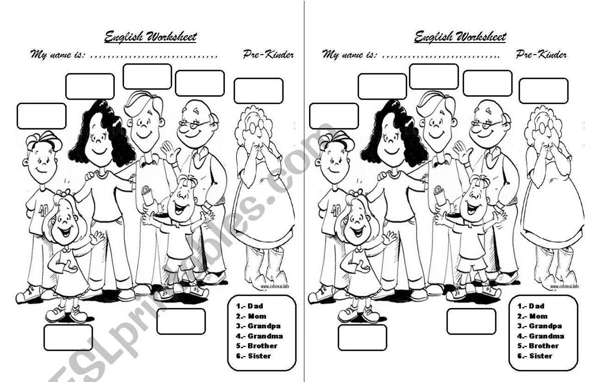 family english worksheets