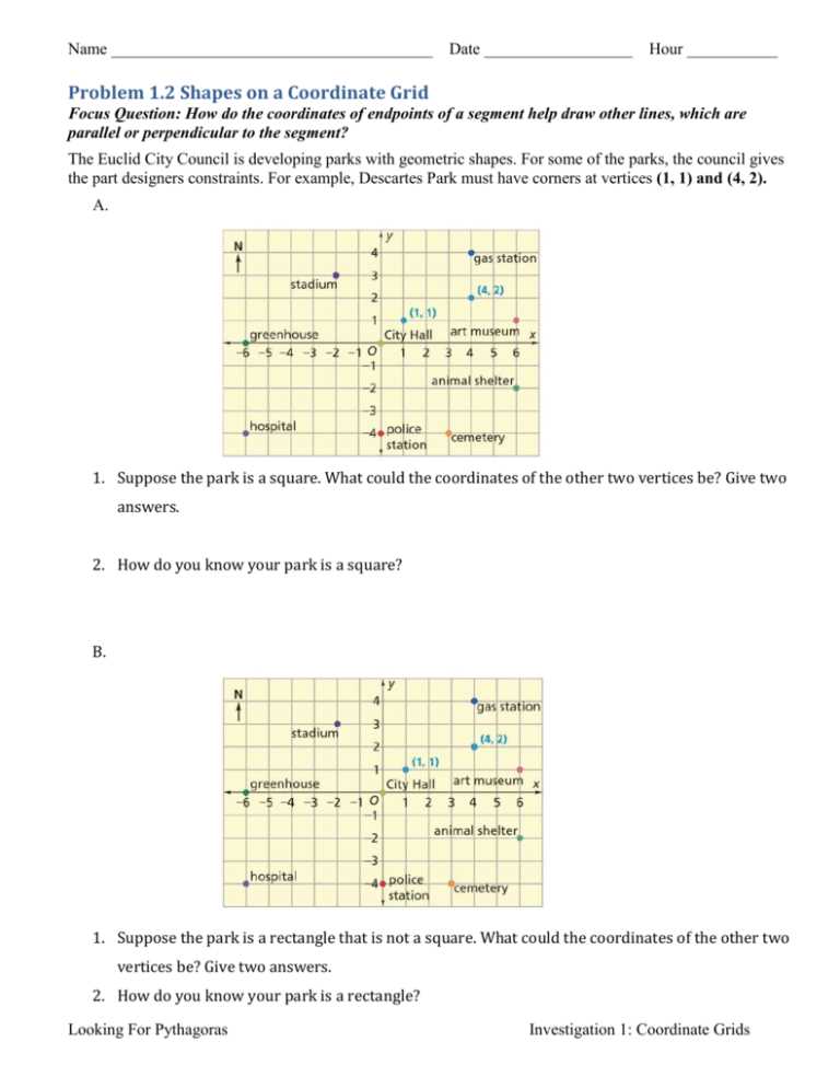coordinate geometry worksheets with solutions