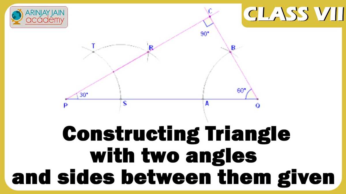 constructing triangles given two sides and an angle worksheet