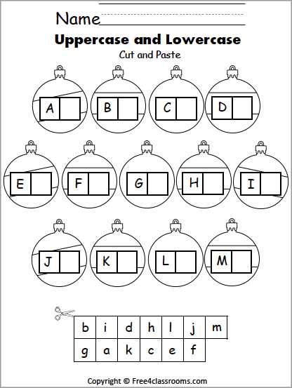 alphabet cut and paste worksheets