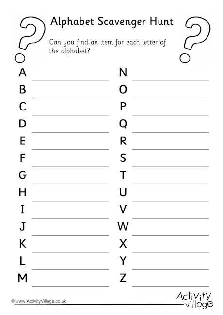 alphabet games printable worksheets