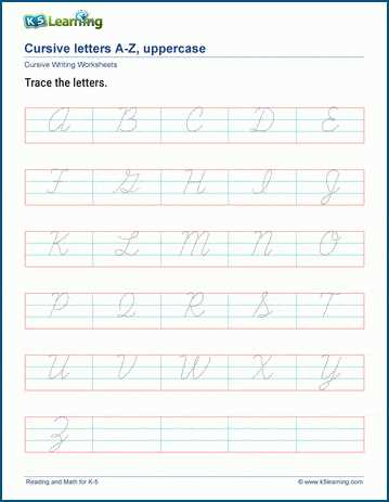 alphabet handwriting worksheets