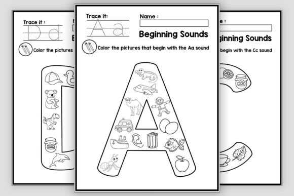 alphabet initial sounds worksheet