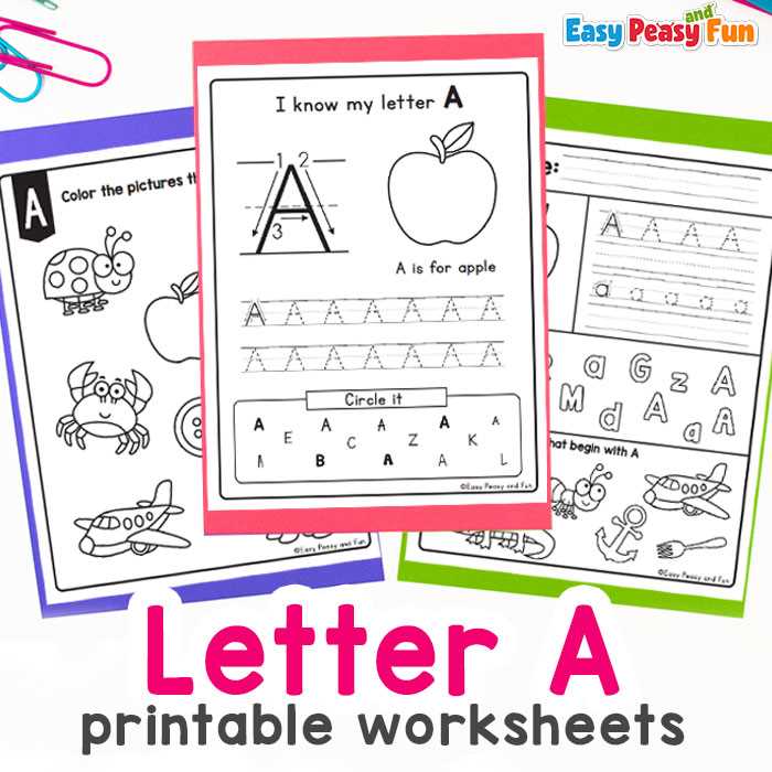 alphabet review worksheets for preschool