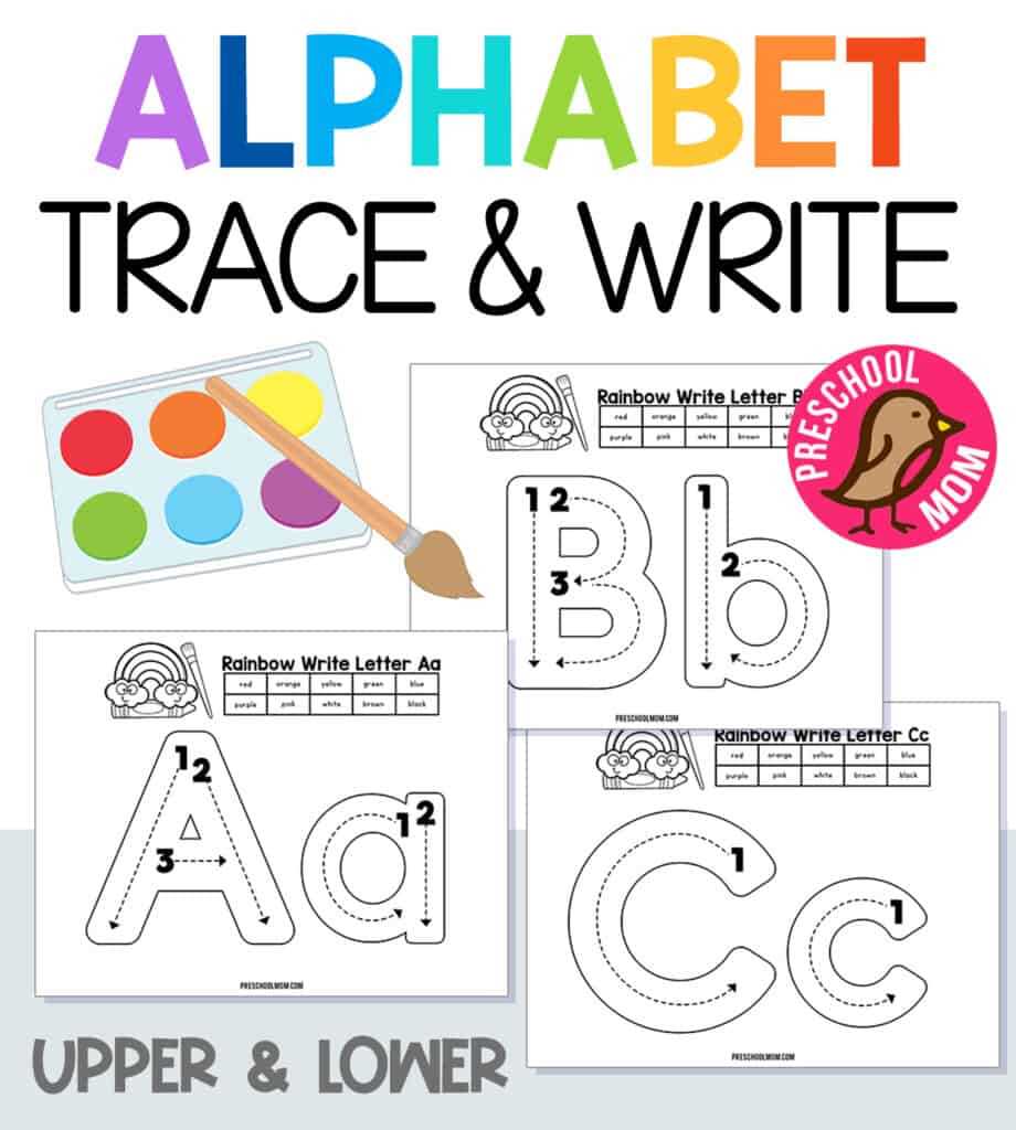 alphabet worksheets for pre k