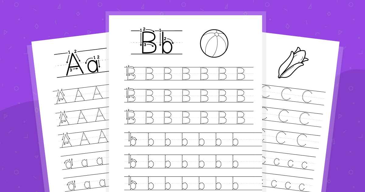 alphabets tracing worksheets