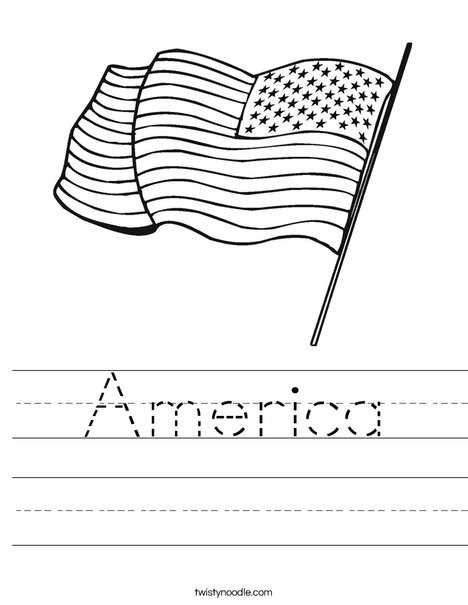 america worksheets