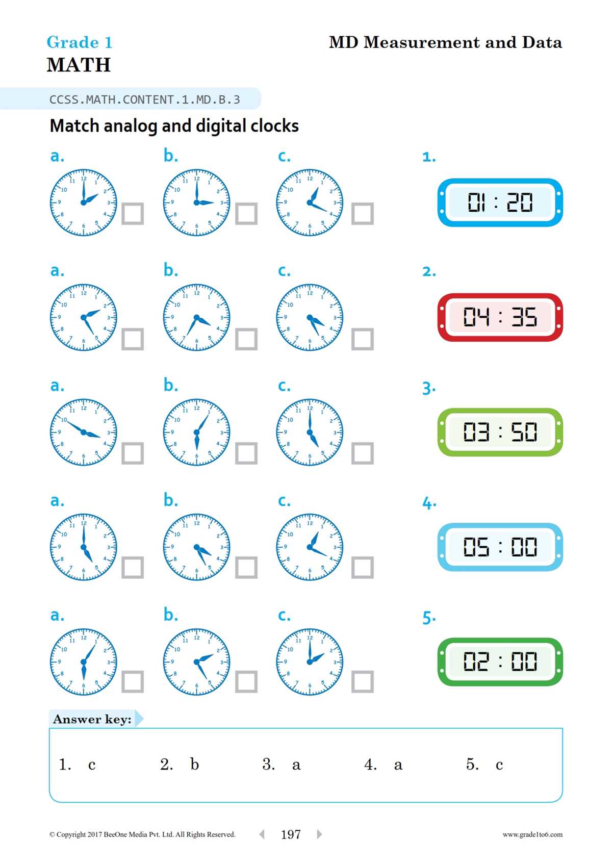 analog clock worksheet