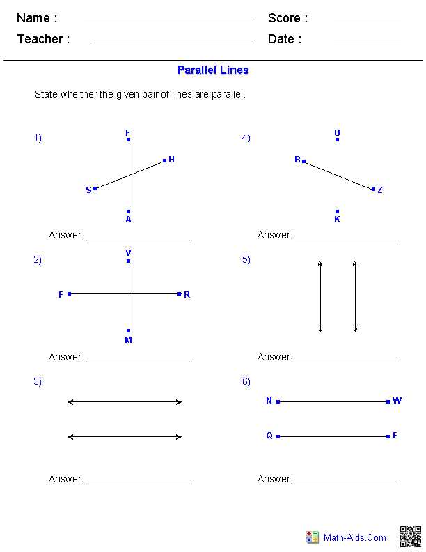 angles and parallel lines worksheet 3 2