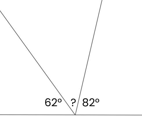 angles on a straight line and triangles worksheet