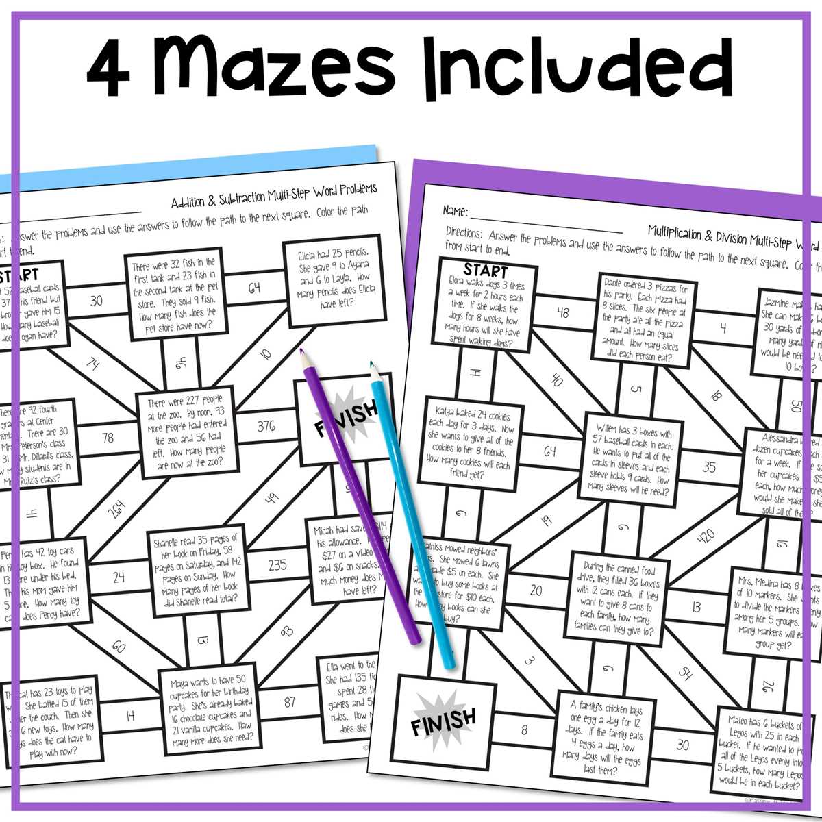 interpreting remainders worksheets