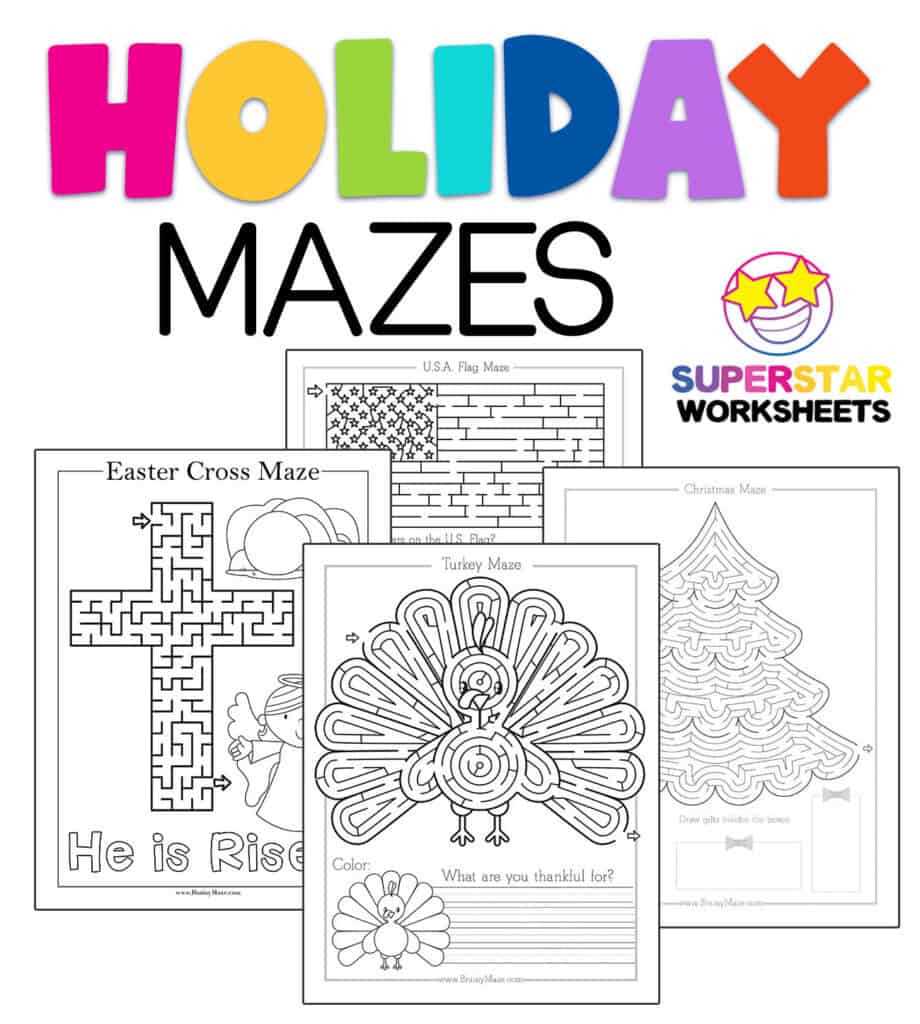maze worksheet printable