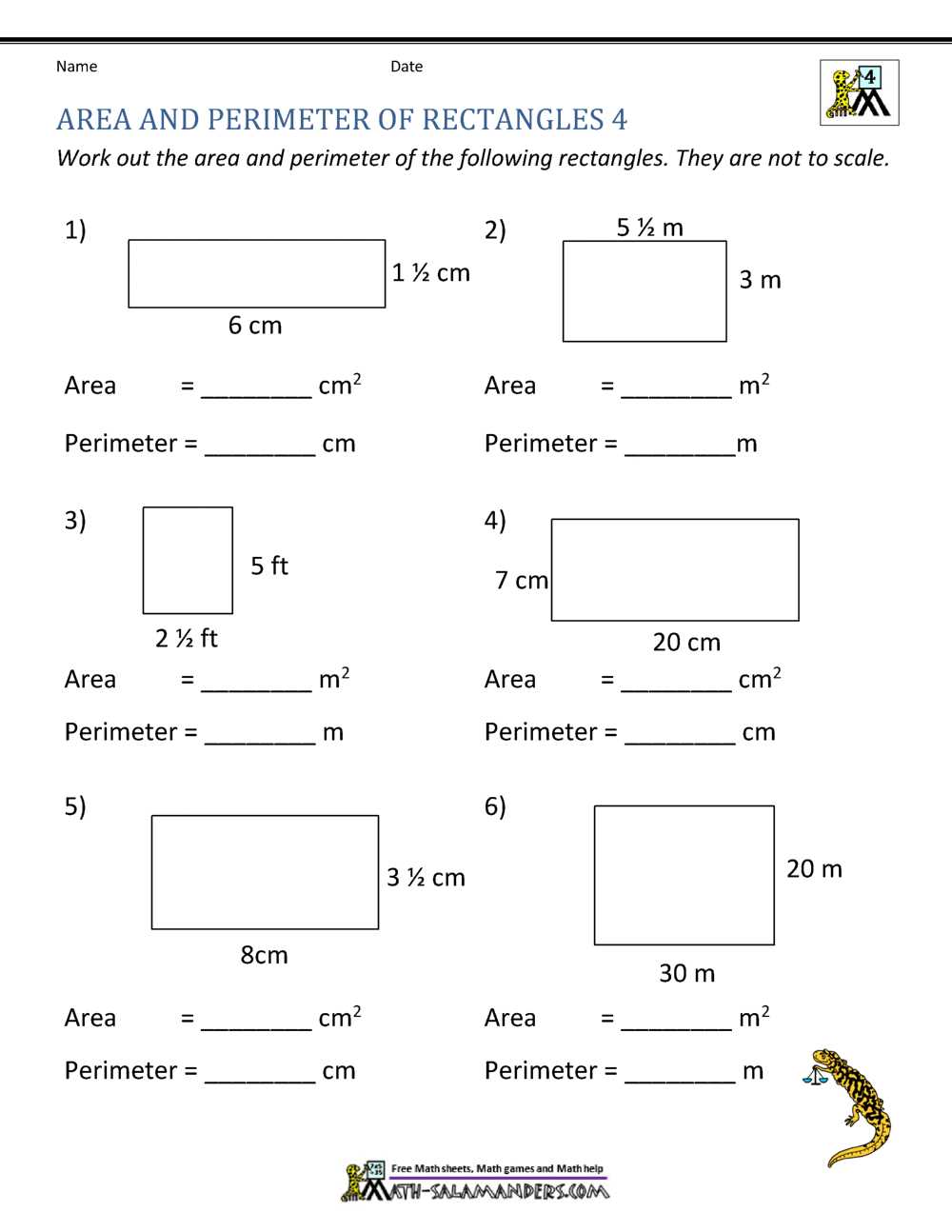 area and perimeter practice worksheet