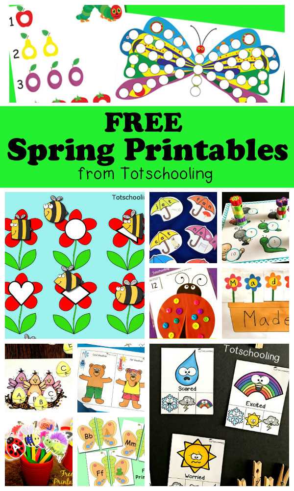april worksheets printables
