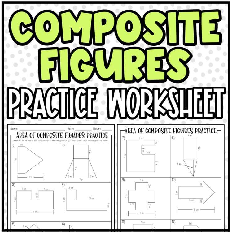 area of composite figures worksheet grade 5