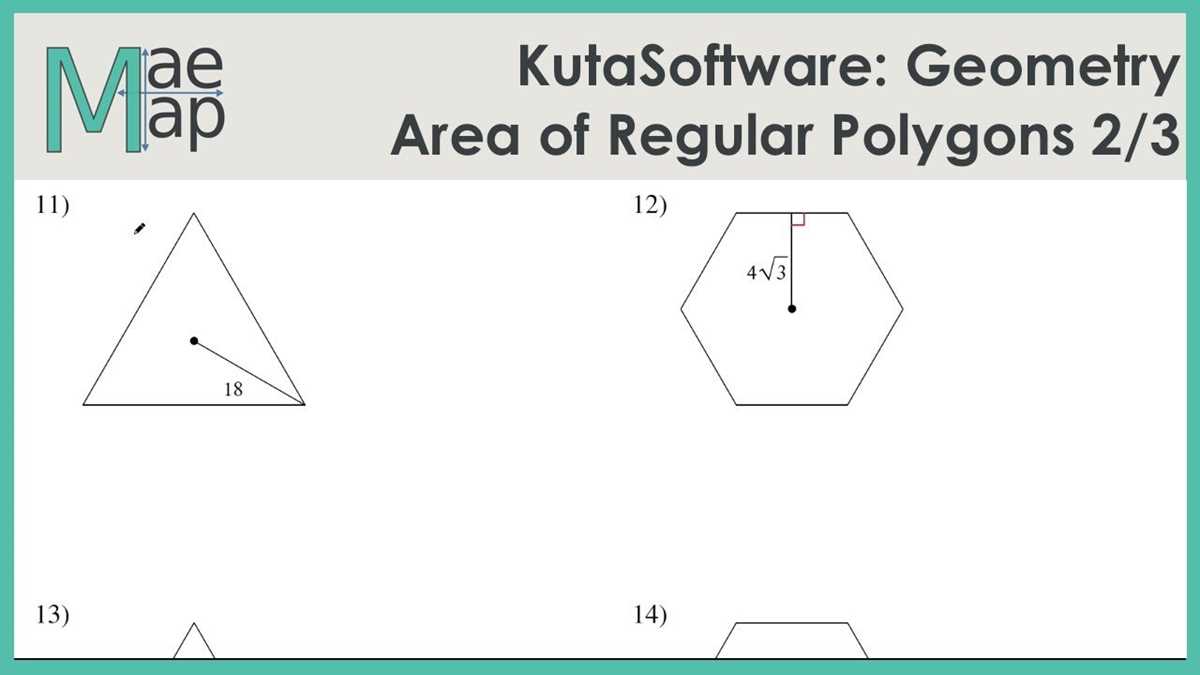 area polygon worksheet