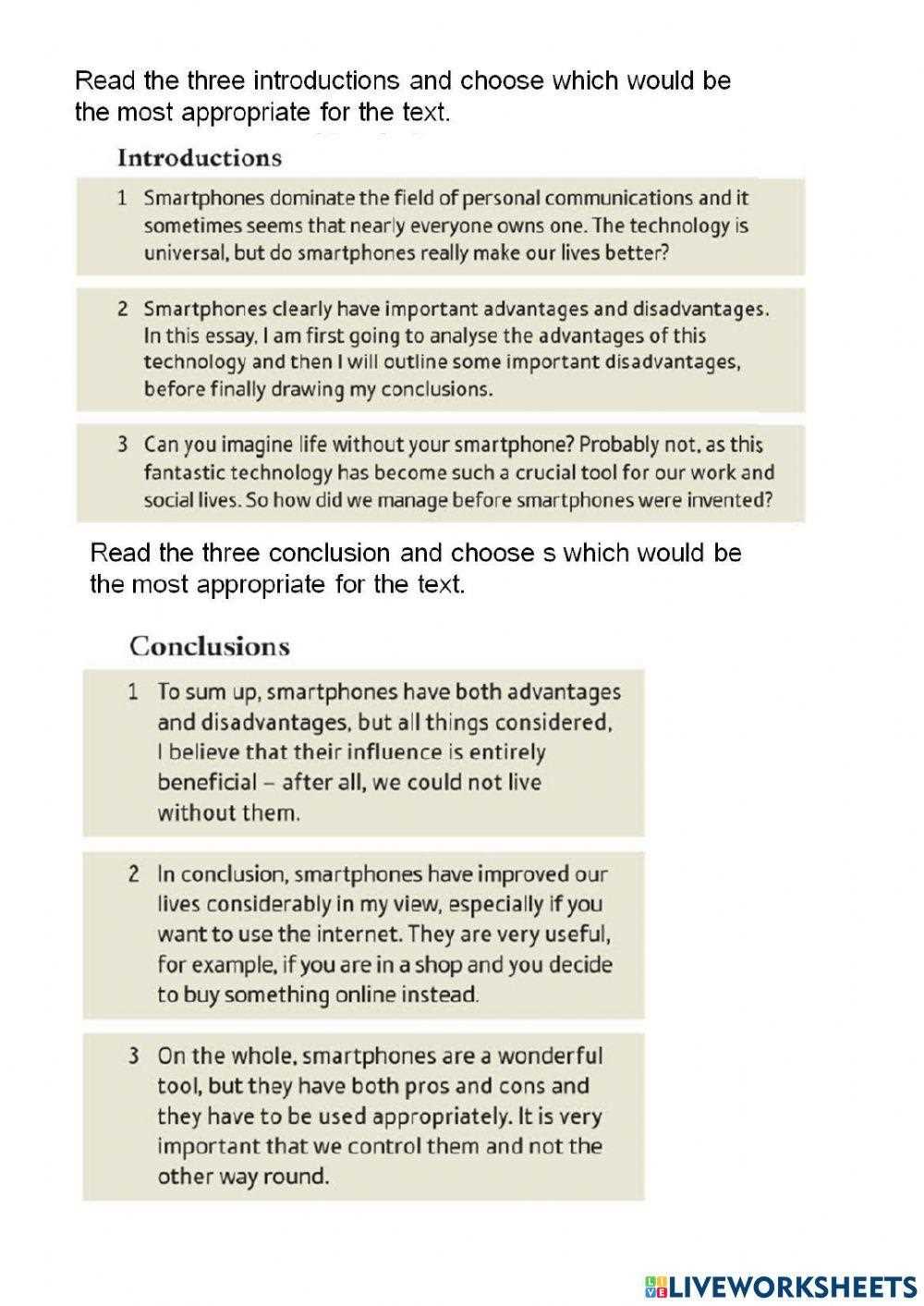 argumentative essay writing worksheet