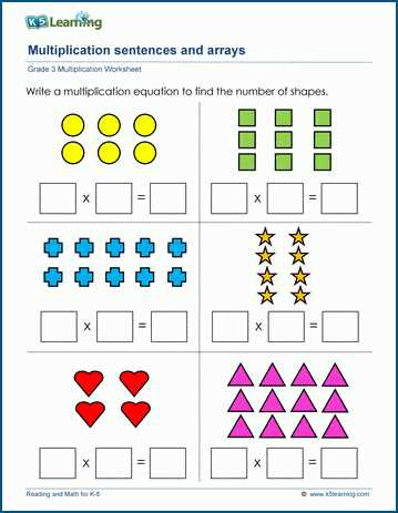 arrays with repeated addition worksheets arrays with repeated addition worksheets