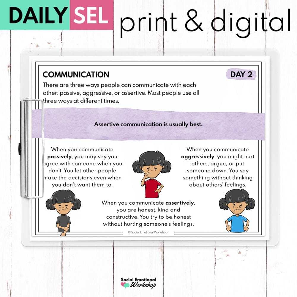assertive communication skills worksheets