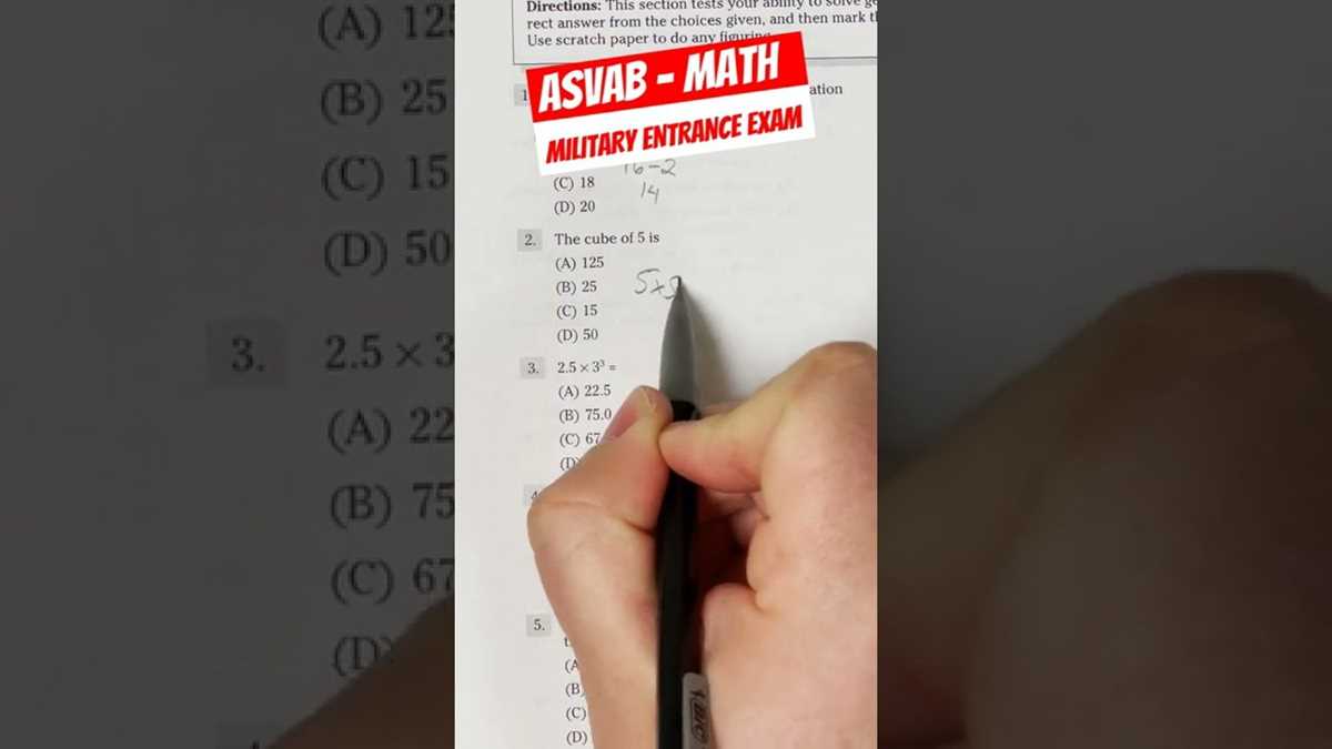 asvab math worksheets