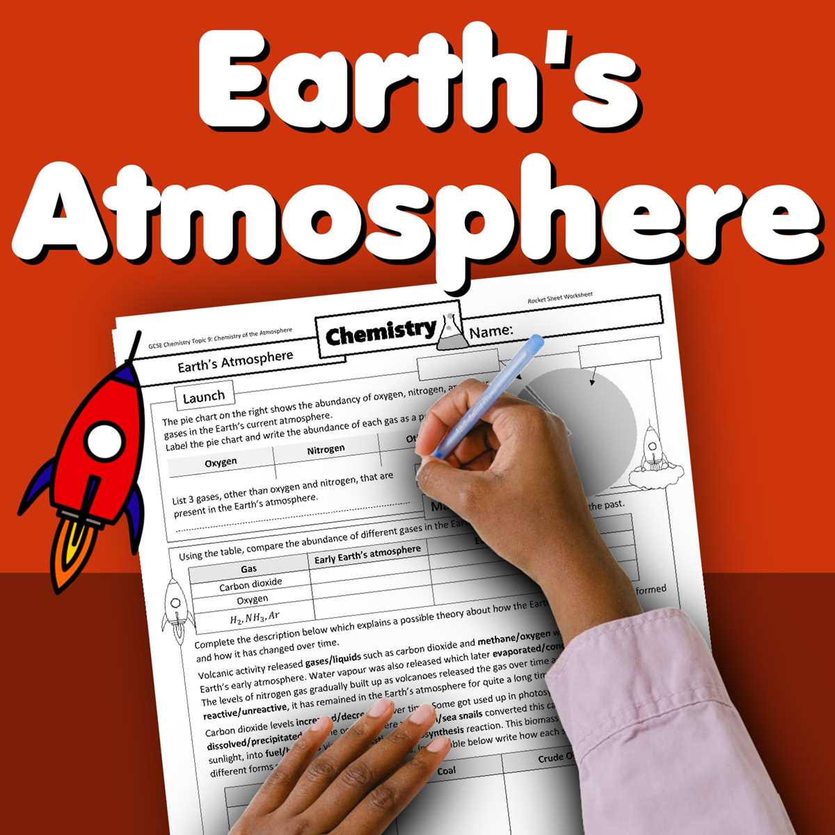 atmosphere review worksheet