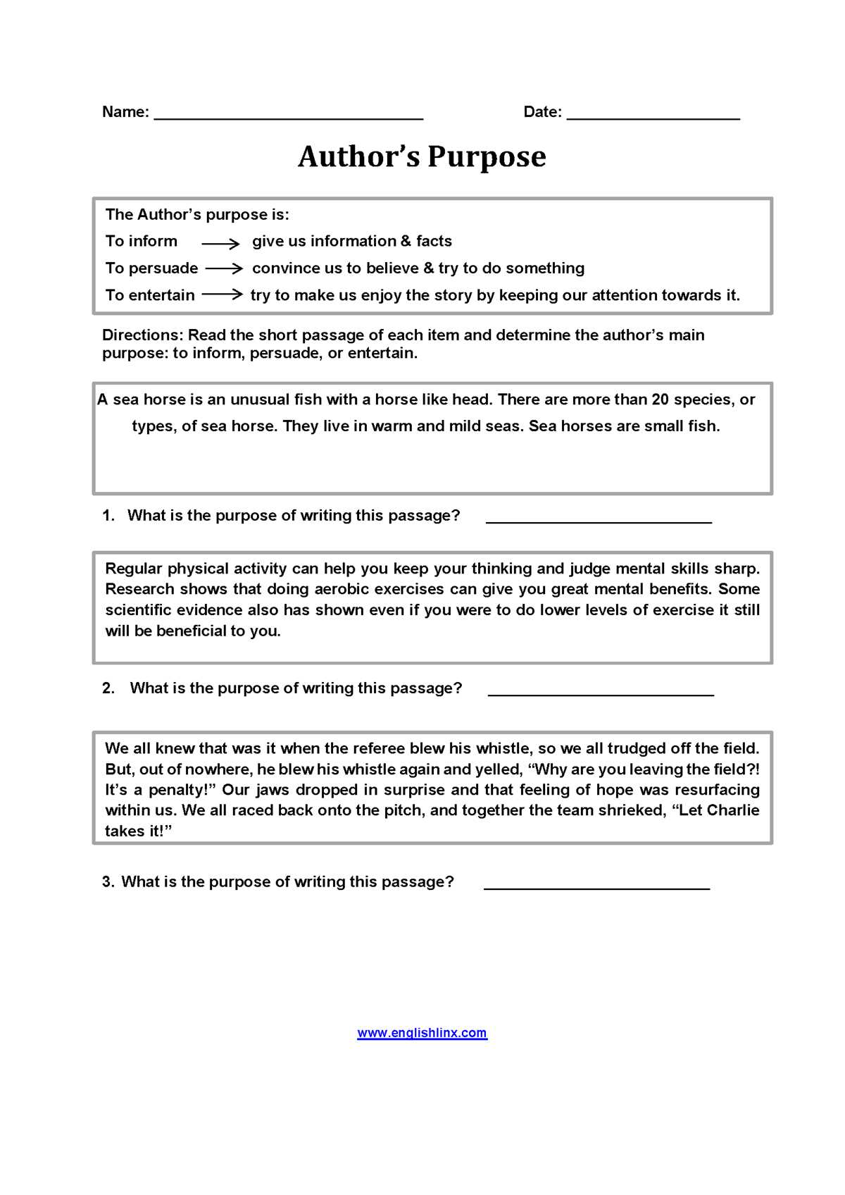 authors purpose practice worksheet 3