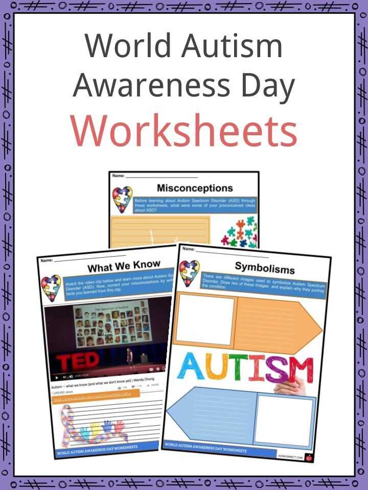 autism worksheet