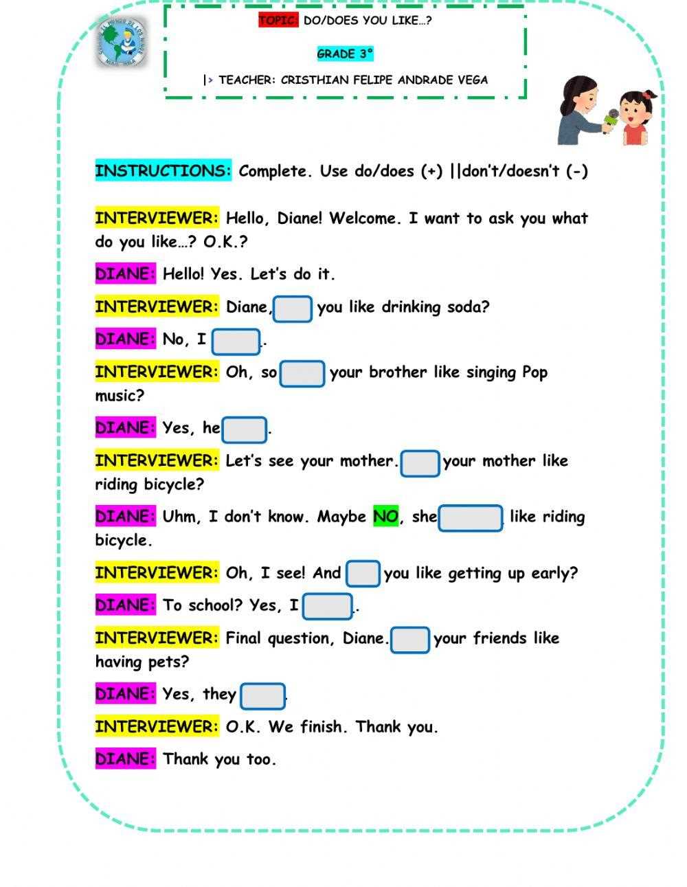 auxiliary verb worksheets