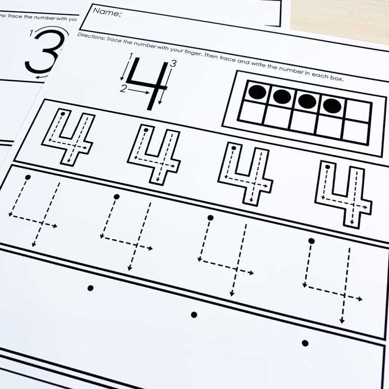 number formation worksheets