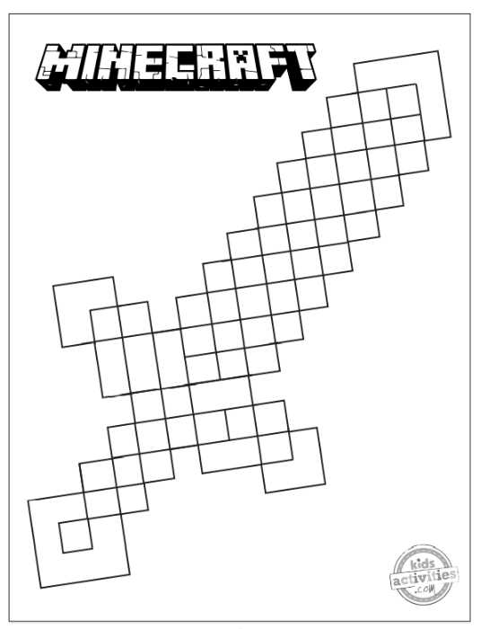 minecraft worksheet