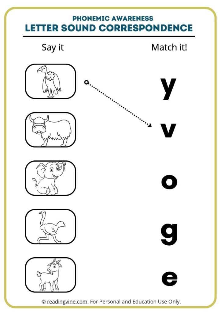 phonemic awareness worksheet