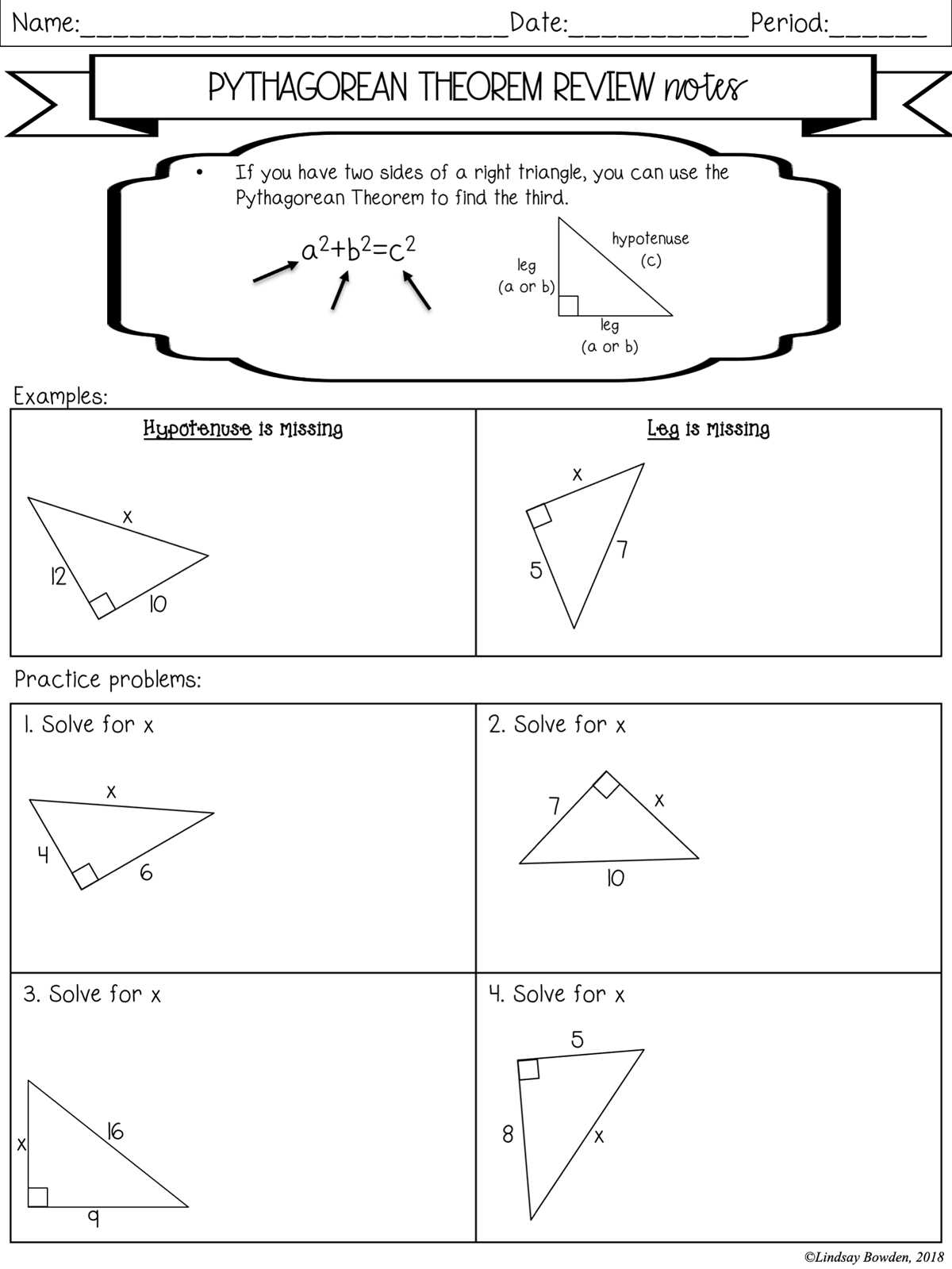 trig review worksheet