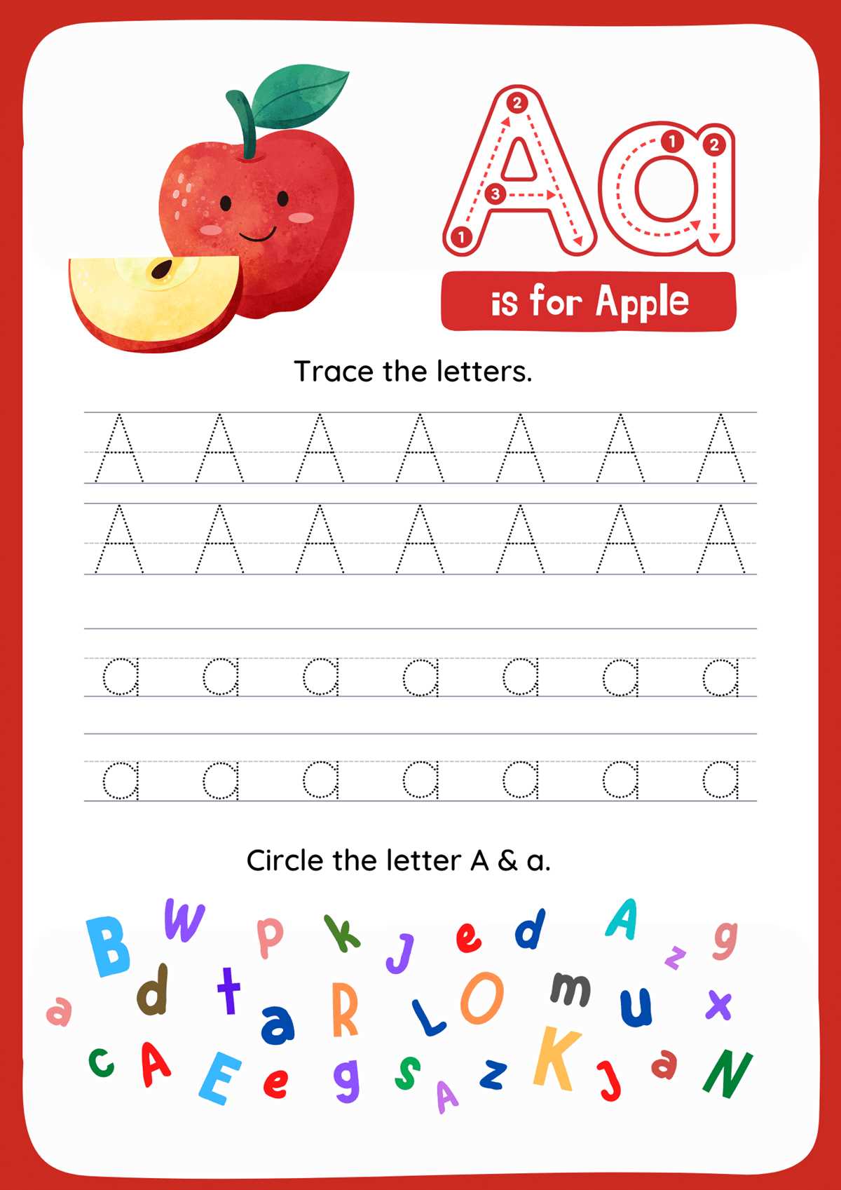 b trace worksheet