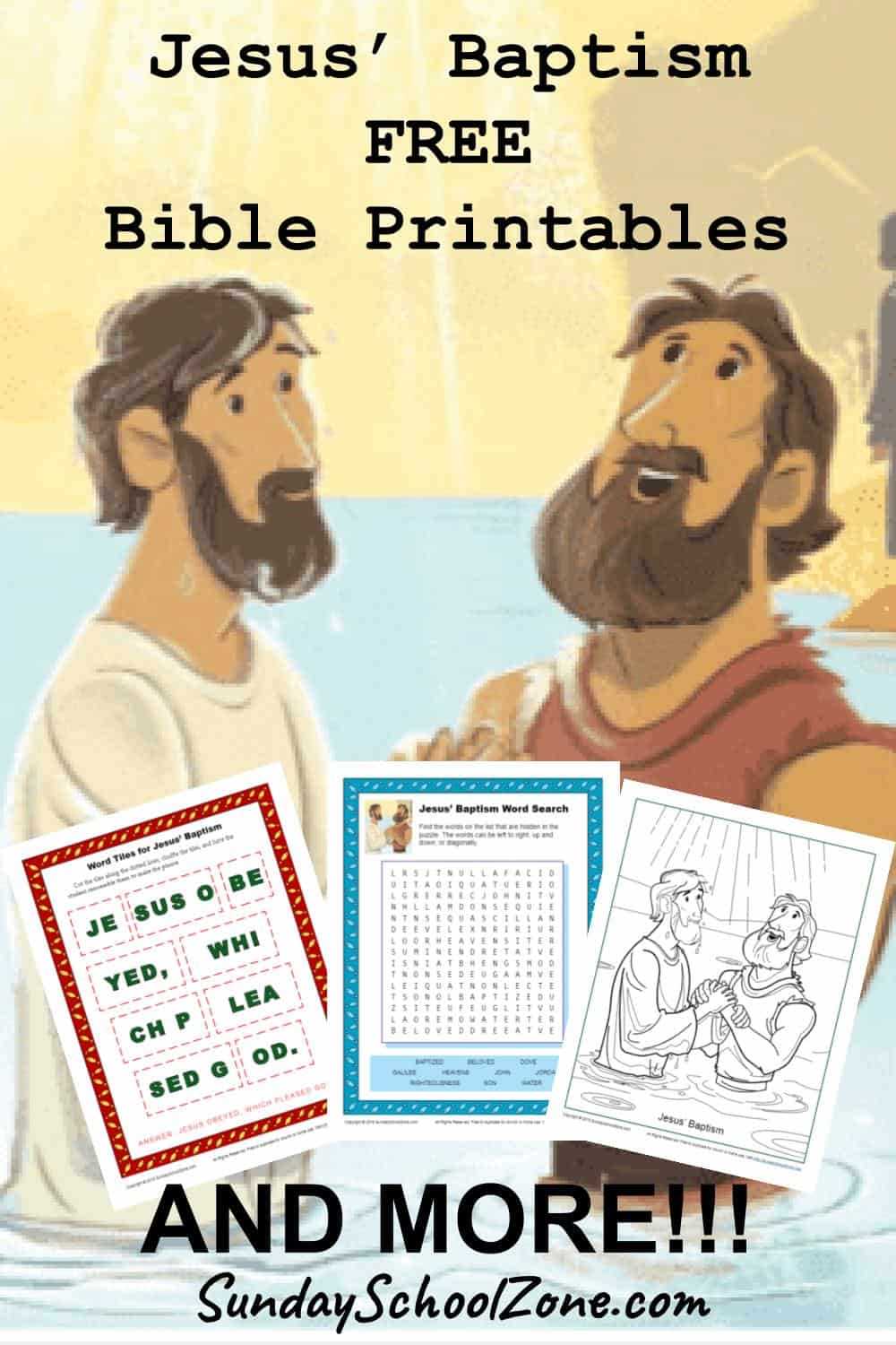 baptism worksheet for kids