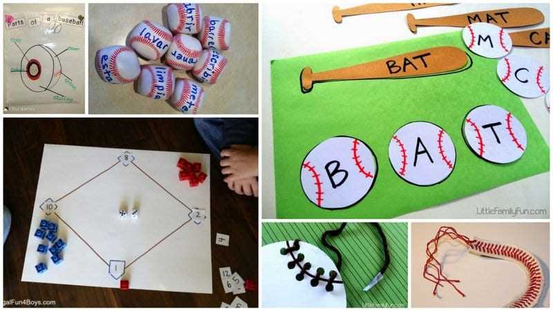 baseball worksheets for preschoolers