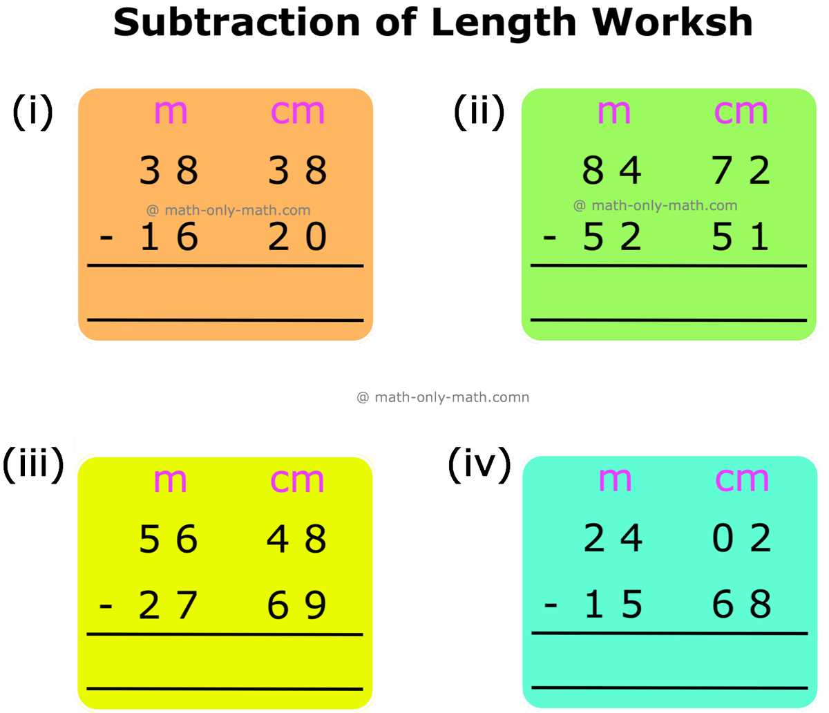 basic addition and subtraction worksheet