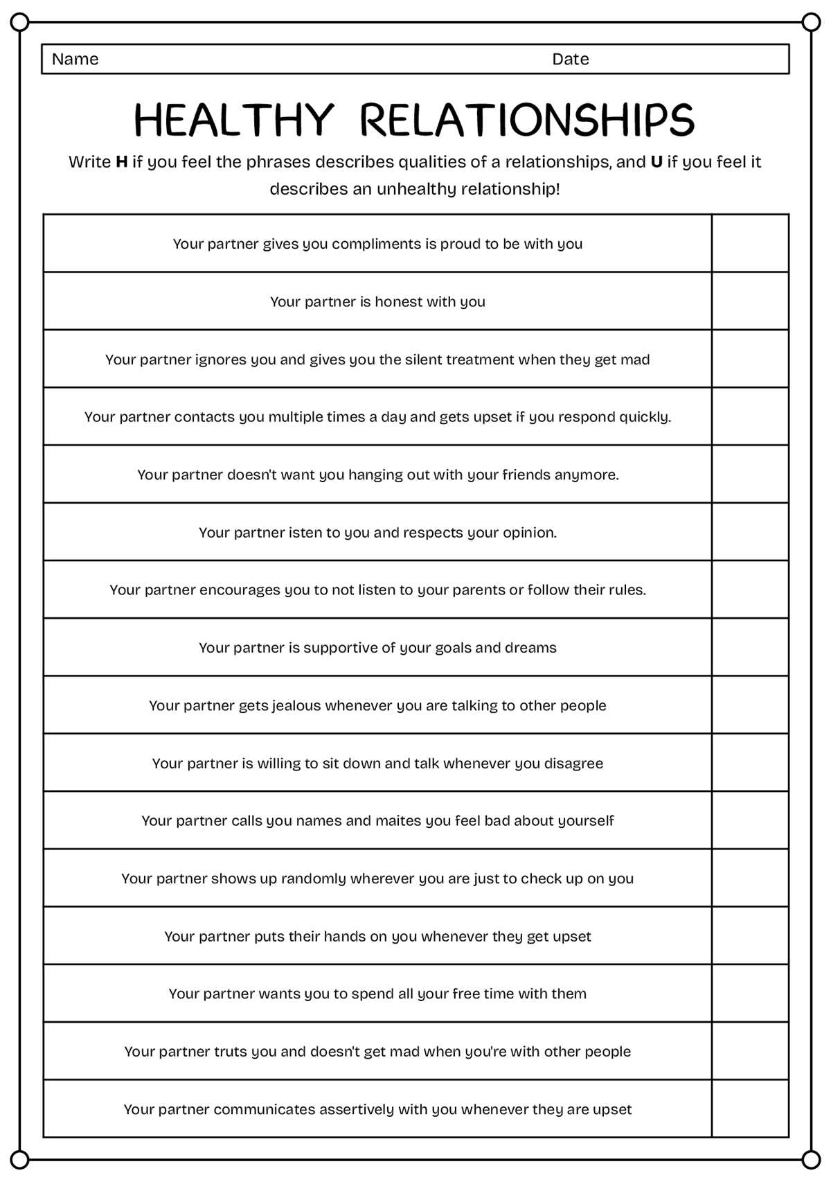 basic conversation skills worksheets