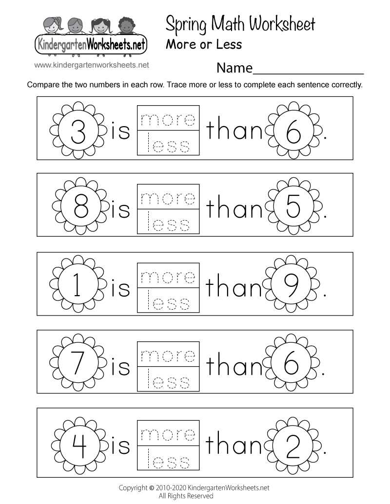 basic math worksheets free printable