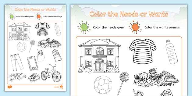 basic needs of human worksheet for kindergarten basic needs of human worksheet for kindergarten