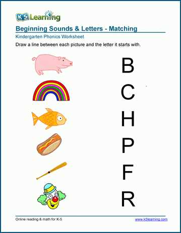 beginning sounds worksheets for preschoolers