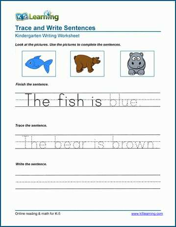 beginning writing worksheets