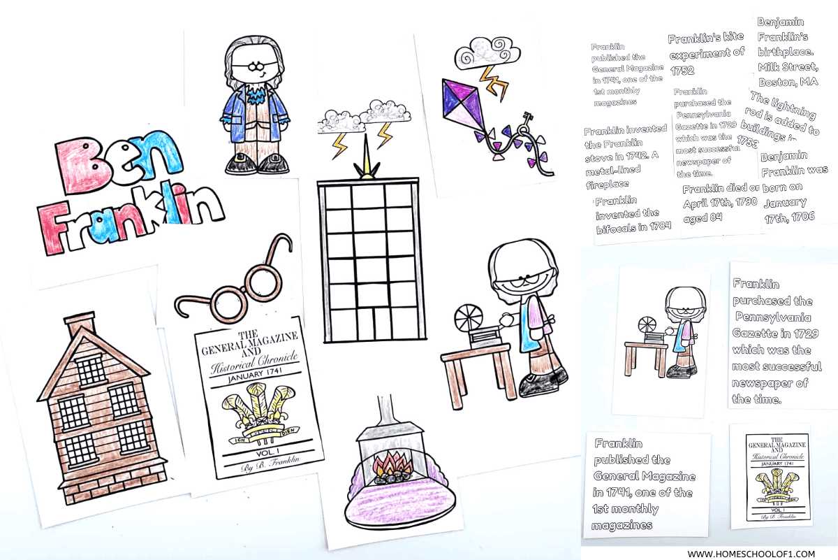benjamin franklin timeline worksheet