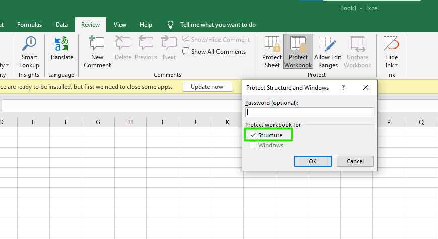 how to protect worksheets in excel