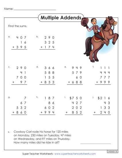 math worksheets fun